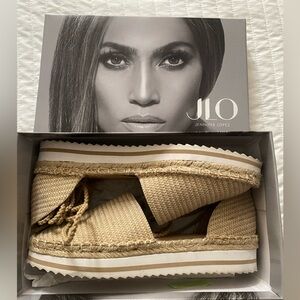JLO Gold Sandals